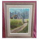 Mystical Maze by CC Austin 259/500 matted framed