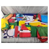 24 assorted flags countries