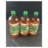 Lot of 3 Apple Cider Vinegar
