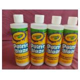 Crayola clear paint glaze. 4-8 fl. oz bottles
