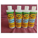 Crayola clear paint glaze. 4-8 fl. oz bottles
