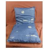 Blue throw pillows 16 x 16