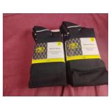 Soccer socks size S. 4 pairs. Black