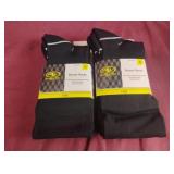 Soccer socks size S. 4 pairs. Black