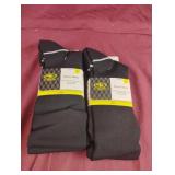 Soccer socks size L. 4 pairs black