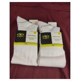 Soccer socks size S. 4 pairs white