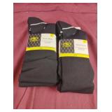 Soccer socks size L. 4 pairs black