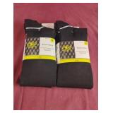 Soccer socks size M. 4 pairs black