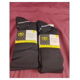 Soccer socks size L. 4 pairs black