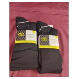 Soccer socks size L. 4 pairs black