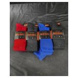 4 pair sofsole baseball socks youth medium