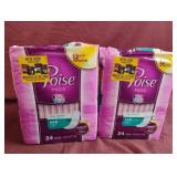 Poise pads. 2-24 ct packs