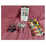 Key indicators, strainer, wine bottle opener and
