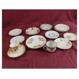 Vintage porcelain and China tea set pieces