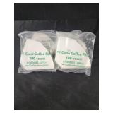 4 packs 100 ct coffee filters cone