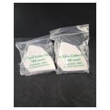 4 packs 100 ct coffee filters cone