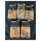 Lot of 5 Packs of Hose Clamps