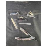 Vintage Hair Shaper Straight Razor , key chain