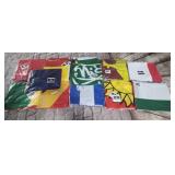 12 packaged flags, Cambodia,  Swiss