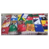 24 packaged flags, North Korea, Congo, Macedonia,
