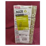 Recycled jumbo clips. 8-100 ct boxes