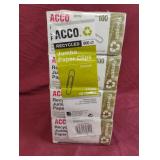Recycled jumbo clips. 8-100 ct boxes