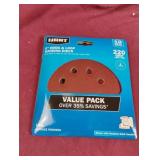 Hart 5" hook & loop sanding discs. 10 pk