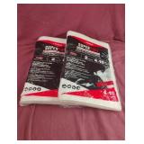 2 layer 4 x 10 double guard drop cloths. 2 total