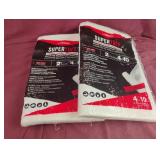 2 layer 4 x 10 double guard drop cloths. 2 total
