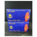 2 pks 100 ct ea Sunset vinyl gloves size medium