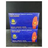 2 pks 100 ct ea Sunset vinyl gloves size medium