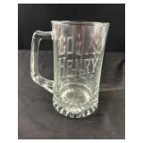 Glass Beer Mug - Go Henry