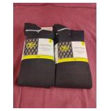 Soccer socks size M. 4 pairs black