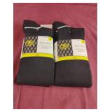Soccer socks size M. 4 pairs black