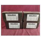 Grill-brick 3.5 x 4 x 8. 4 total