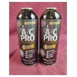 A/C Pro ultra synthetic A/C recharge. 2-12 oz