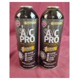 A/C Pro ultra synthetic A/C recharge. 2-12 oz