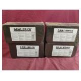 Grill-brick 3.5 x 4 x 8. 4 total
