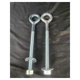 2- eye bolts with nuts