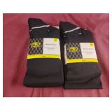 Soccer socks size M. 4 pairs. Black