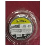 Commercial twisted trimmer line .080" x 100 ft