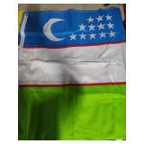 60x35 Senecal flag, south Africa flag, Uzbekistan