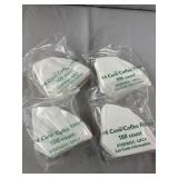 Lot of 4 100 Cone Coffee Filters