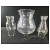 Hurricane pillar candle lamp covers