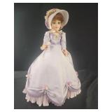 Vtg Madame Alexander Agatha doll purple dress 21"