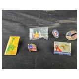 Patriotic pins, republican pin