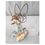 Country Blessings Angel 5" figurine
