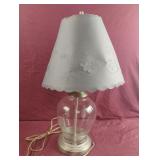 Princess House lamp with handmade paper punch