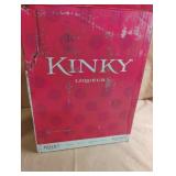 Kinky Liqueur frosted glass bottles. Case of 6.