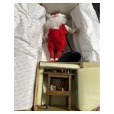 Santa Claus At His Work Bench Danbury Mint Doll